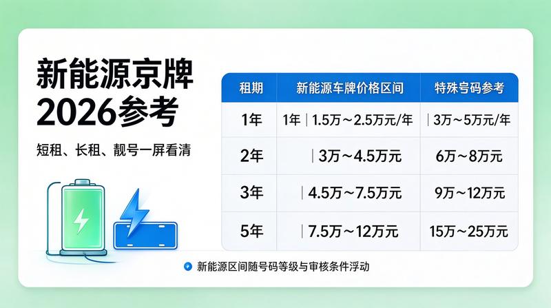 京牌租赁避坑
